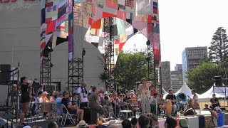 【4K】アンサンブルズ東京2018 ②『芳垣安洋とOrquesta Nudge Nudge × 一般参加の人々 featサンティアゴ・バスケス』2018826 東京タワー南側駐車場 [upl. by Pazia90]