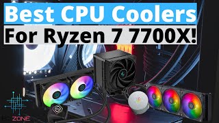 The Best CPU Coolers For Ryzen 7 7700x  TOP 3 [upl. by Fernanda]