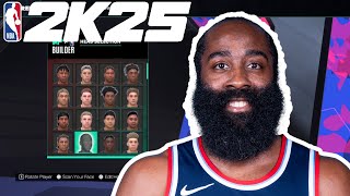 HOW TO MAKE YOUR MYPLAYER LOOK EXACTLY LIKE JAMES HARDEN IN NBA2K25 [upl. by Eustis170]