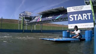 Elena Micozzi Italy Canoe Slalom Semi Final  2024 ICF Canoe Slalom World Cup Krakow Poland [upl. by Funda]