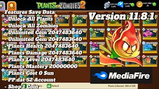 Save Data Plants vs Zombies 2 Version 1181  OBB Show Hidden Plants  Blaze Leaf Gameplay [upl. by Ingamar882]