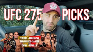 UFC 275 Fight Breakdown and Picks  Glover Teixeira vs Jiri Prochazka [upl. by Rickart366]