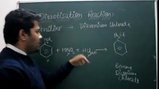 Diazotisation Reaction  Name Reaction  Organic Chemistry [upl. by Comethuauc270]