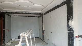 Gypsum board work in Ethiopia yoakin interior design and finishing works 0928417230 semit [upl. by Urbannai]