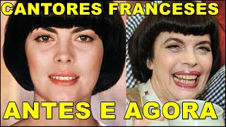 ANTES E AGORA CANTORES FRANCESES [upl. by Boylan]