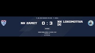 NK Zamet  NK Lokomotiva R 7 kolo 4 NL NS Rijeka [upl. by Hteazile]