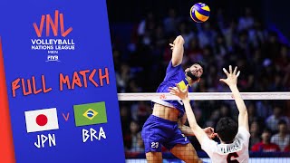 Japan 🆚 Brazil  Full Match  Men’s Volleyball Nations League 2019 [upl. by Zoba]