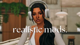 15 must have mods for realistic gameplay  the sims 4 [upl. by Elolcin]