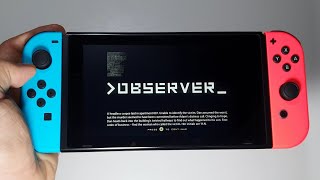 Observer Nintendo Switch handheld gameplay [upl. by Olocin410]