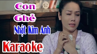 Karaoke HD  Con Ghẻ  Nhật Kim Anh [upl. by Vish]