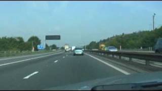 Driving in the UK England Motorways  M1 from Jct 26 Nottingham Northbound [upl. by Enak]