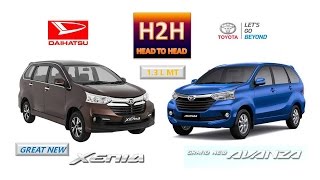 H2H 49 Great New Daihatsu Xenia vs Grand New Toyota Avanza [upl. by Kellia]