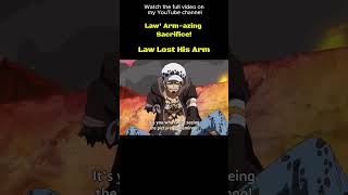 Laws Unbelievable Battle Losing and Reattaching His Arm anime onepiece law doflamingo [upl. by Killam]