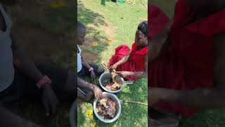 African village life African mother is preparing offals for lunch shortfeed africa [upl. by Welch]