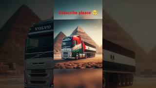 Palestine Volvo Truck Infront of pyramids 🆚 Israel Volvo Truck Infront of pyramid palestine israel [upl. by Dominy]