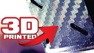 Carbon Fiber Texture  3D Printing Trick [upl. by Athenian]