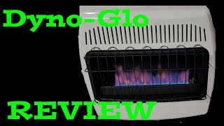 Heating a Garage with DynoGlo Review 30000 BTU [upl. by Rosenthal787]