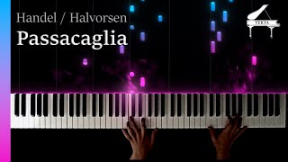 Handel  Halvorsen  Passacaglia Piano [upl. by Crin]