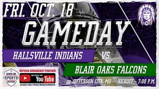 FB Hallsville Indians  Blair Oaks Falcons 101824 Broadcast 0658 [upl. by Akeimat]