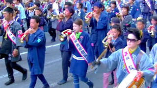 ２０１７年５月４日 浜松祭り 合同練り・激練り２・３（田町ー鍛治町交差点付近） [upl. by Arriet]