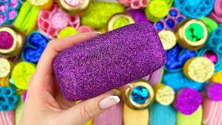 ASMR SOAP CRUSHING★Soap boxes with glitter and starch★Cutting cubes★Clay cracking [upl. by Venezia]