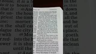 Bible Reading Leviticus Chapter 14 Verse 4345 biblereading bible bibleverse [upl. by Eislehc]