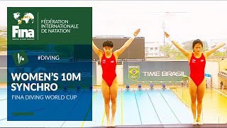 Legendary Diving World Cup Moments 2016  Women 10m Synchro Final [upl. by Airlee632]