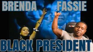 AMERICAN REACTS TO BRENDA FASSIE  BLACK PRESIDENT OFFICIAL MUSIC VIDEO [upl. by Rahmann]