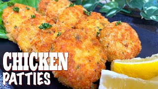 CHICKEN PATTIES  EASY CHICKEN PATTIES RECIPE  HOW TO MAKE EASY HOMEMADE CHICKEN PATTIES [upl. by Vaientina885]