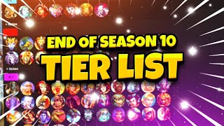 SMITE TIER LIST WHAT TO PLAY END OF SEASON 10 [upl. by Corin283]