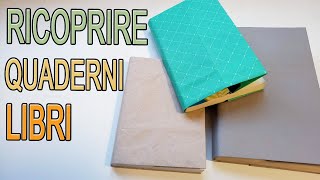 Come ricoprire libri scolastici e quaderni in 1 minuto  Arte Green [upl. by Reggy]