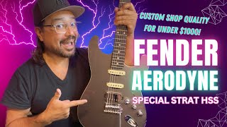 My New Birthday Guitar Fender Aerodyne Special Strat HSS  Gear Review  Guitar Lesson  Tutorial [upl. by Millwater]