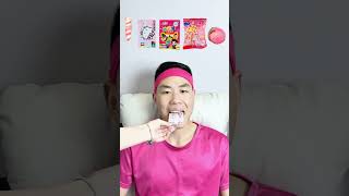 🍜🍧🍭ASMRPinkthemed Mukbang  Perfect for Sleepimmersive asmr asmrsounds [upl. by Hube]