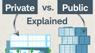 The Difference Between Public and Private Companies [upl. by Ahsilam]