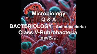 Microbiology QampA Bacteriology  Actinobacteria Class V Rubrobacteria [upl. by Odin]