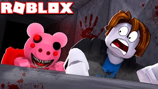 Chased By EVIL PIGGY In ROBLOX [upl. by Ylirama]