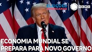 Economia mundial se prepara para novo governo de Donald Trump [upl. by Nnaitak]