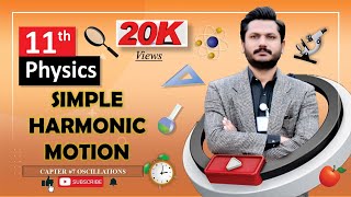 SIMPLE HARMONIC MOTION  CHAPTER 07  OSCILLATIONS  FSC FIRST YEAR PHYSICS LECTURE [upl. by Middendorf]