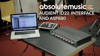 Audient ID22 USB Interface and ASP880 Set Up [upl. by Marolda]