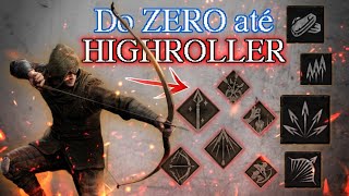 Arqueiro do ZERO até Highroller de ARQUEIRO DARK AND DARKER EP03 [upl. by Ecidnac]