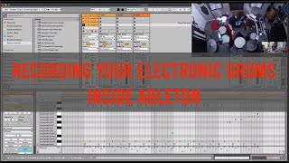 How to record your electronic drums inside Ableton [upl. by Nedgo]