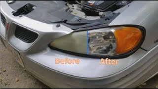 Restore Headlights in Less Than 5 Minutes Cheap amp Easy [upl. by Assile]