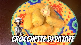 Crocchette di Patate con Cuore di Formaggio e Prosciutto Ricetta Facile e GustosaBellaVitaKitchen [upl. by Arraek]