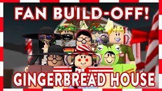 ROBLOX  Welcome To Bloxburg GINGERBREAD HOME FAN BUILDOFF [upl. by Ahras608]