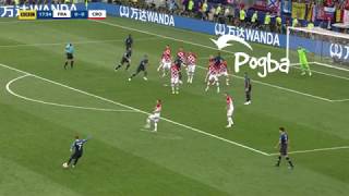 Mandzukic own goal Pogba offside  France vs Croatia [upl. by Son804]