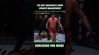 The LETHAL kicking ability of Ignacio Bahamondes highlights mma ufc fighting knockout boxing [upl. by Intosh]