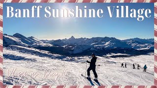 Skiing for the First Time at Banff Sunshine Village  Mountain SunriseSunset Drive  Vlogmas Day 16 [upl. by Nordgren]