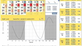 maréeinfo  Sélectionner une date  Annuaire des marées France [upl. by Pratt]