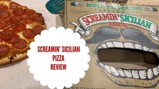 Screamin’ Sicilian Pizza Holy Pepperoni  Frozen Pizza Review  Top 5 Frozen Pizza  john Eats Cheap [upl. by Hessney]