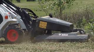 Bobcat Brushcat Rotary Cutter Attachment Walkaround [upl. by Lilith311]